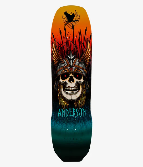 Powell Peralta Andy Anderson Heron Skull FLIGHT 8.45" Skateboard Deck