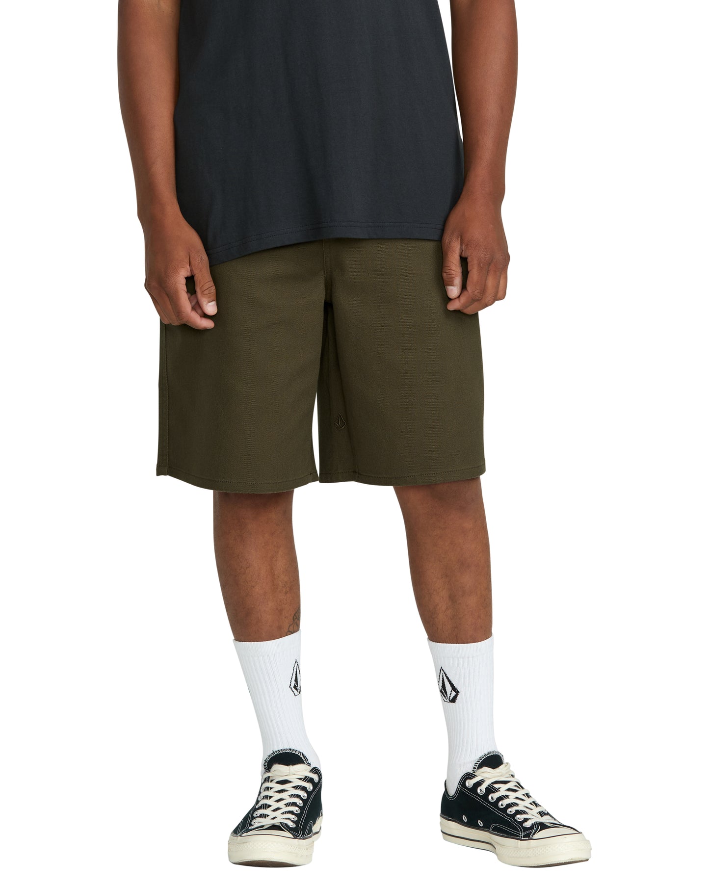 Volcom Billow Heavyweight Chino Short - Wren Brown