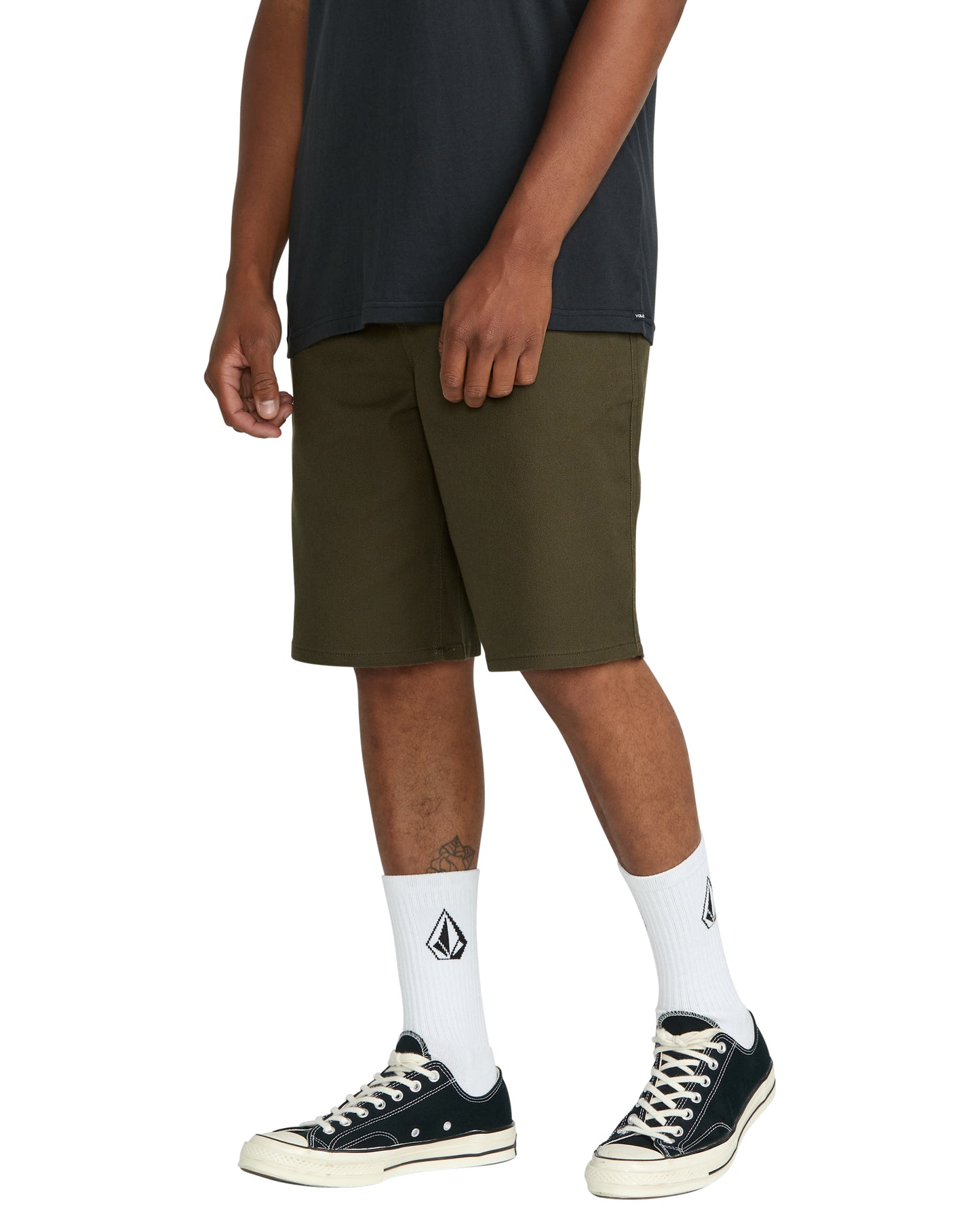 Volcom Billow Heavyweight Chino Short - Wren Brown