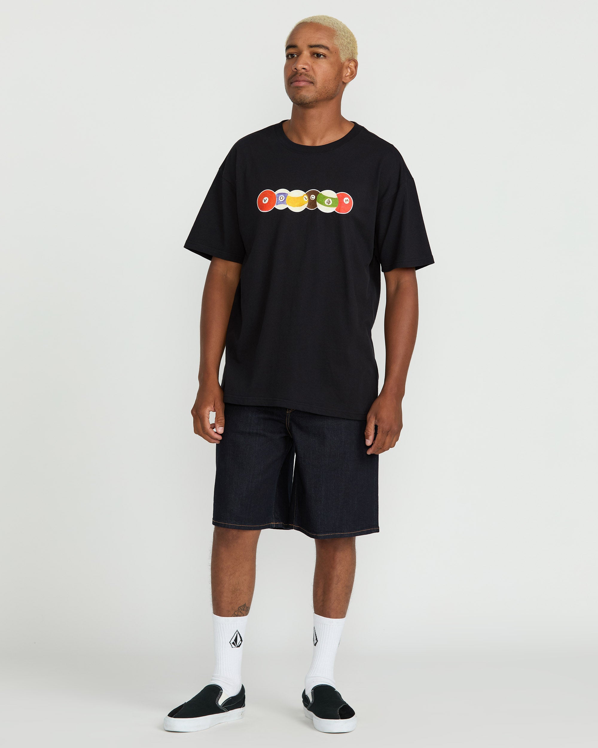 Volcom Seth Conboy Rack Em Short Sleeve Tee - Black