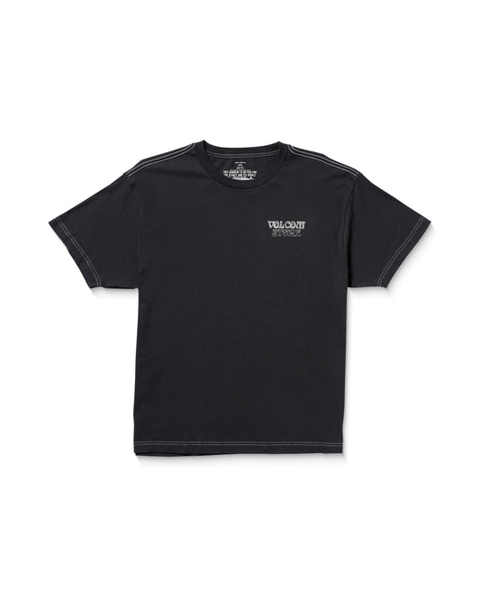 Volcom Timewave Short Sleeve tee - Antique Black