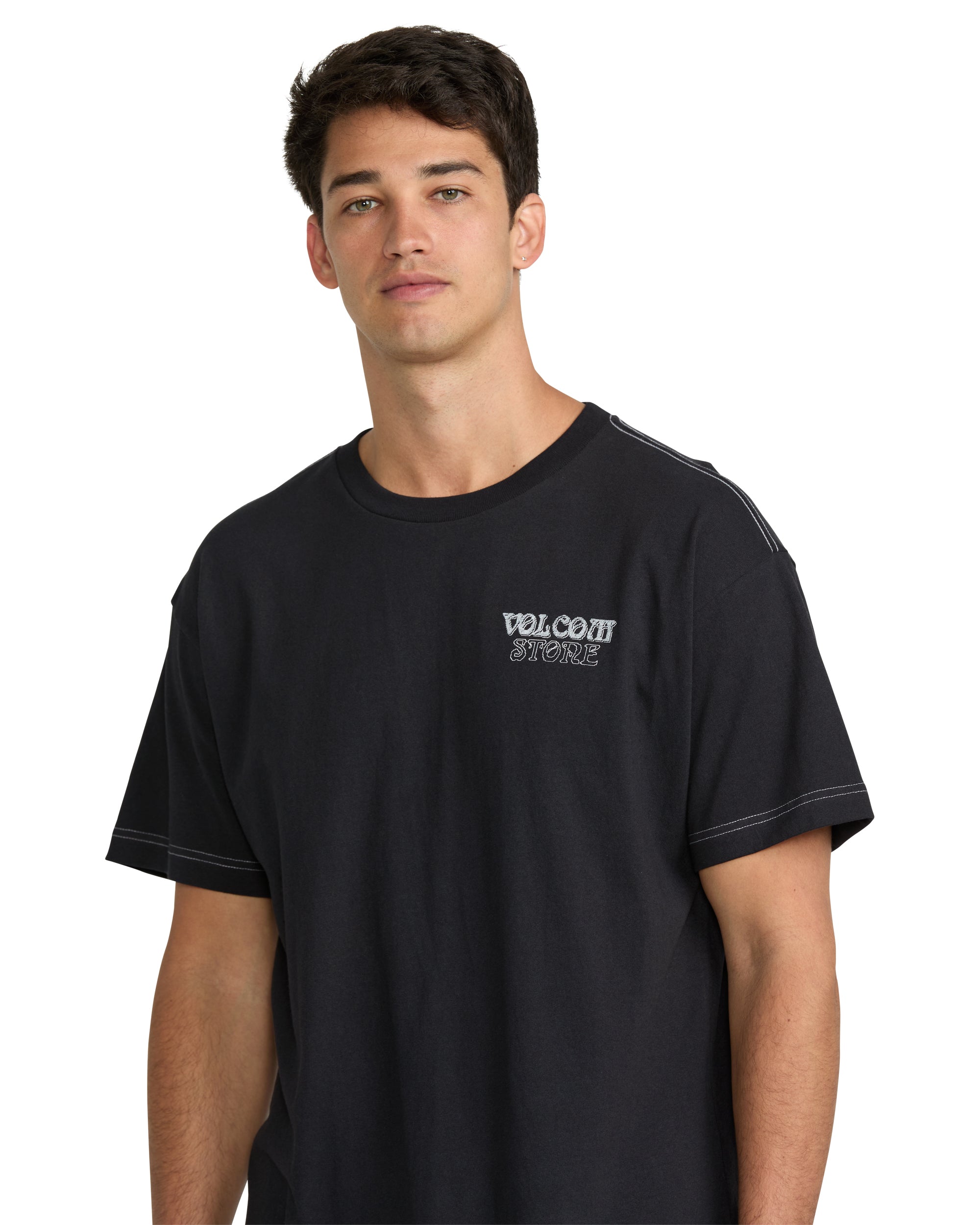Volcom Timewave Short Sleeve tee - Antique Black