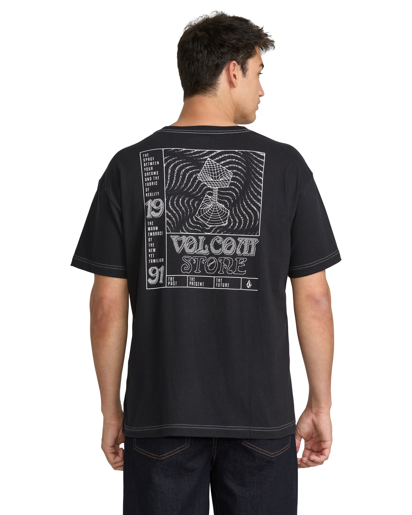Volcom Timewave Short Sleeve tee - Antique Black