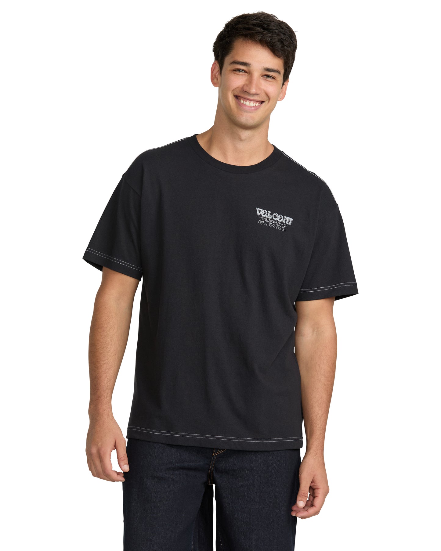 Volcom Timewave Short Sleeve tee - Antique Black