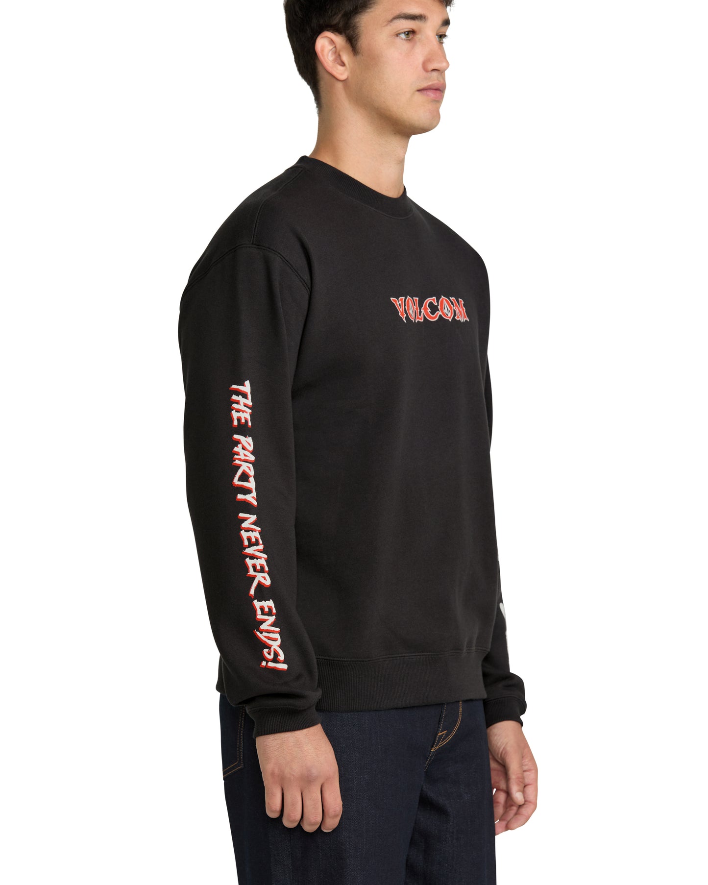 Volcom Never Ends Crew - Black