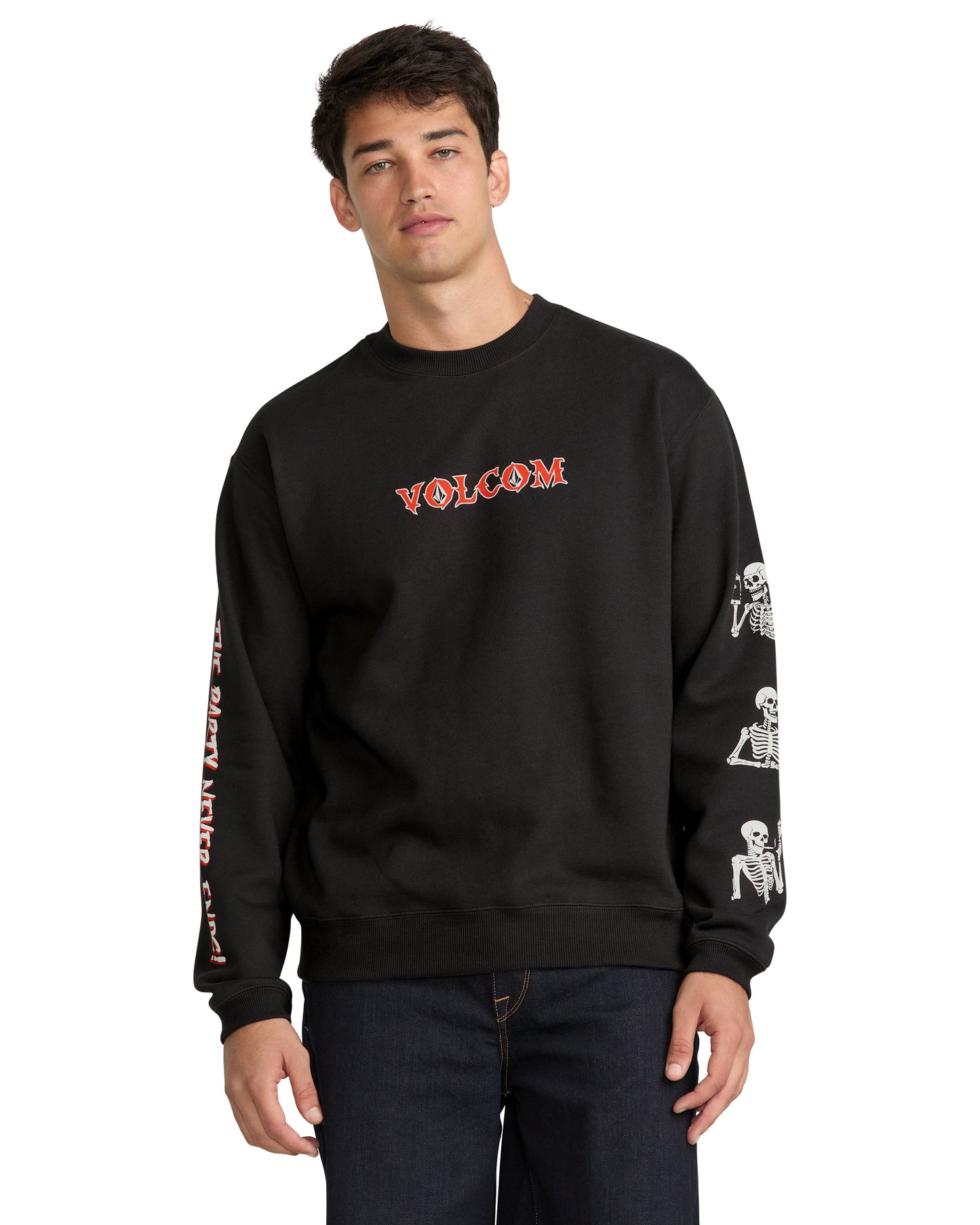 Volcom Never Ends Crew - Black