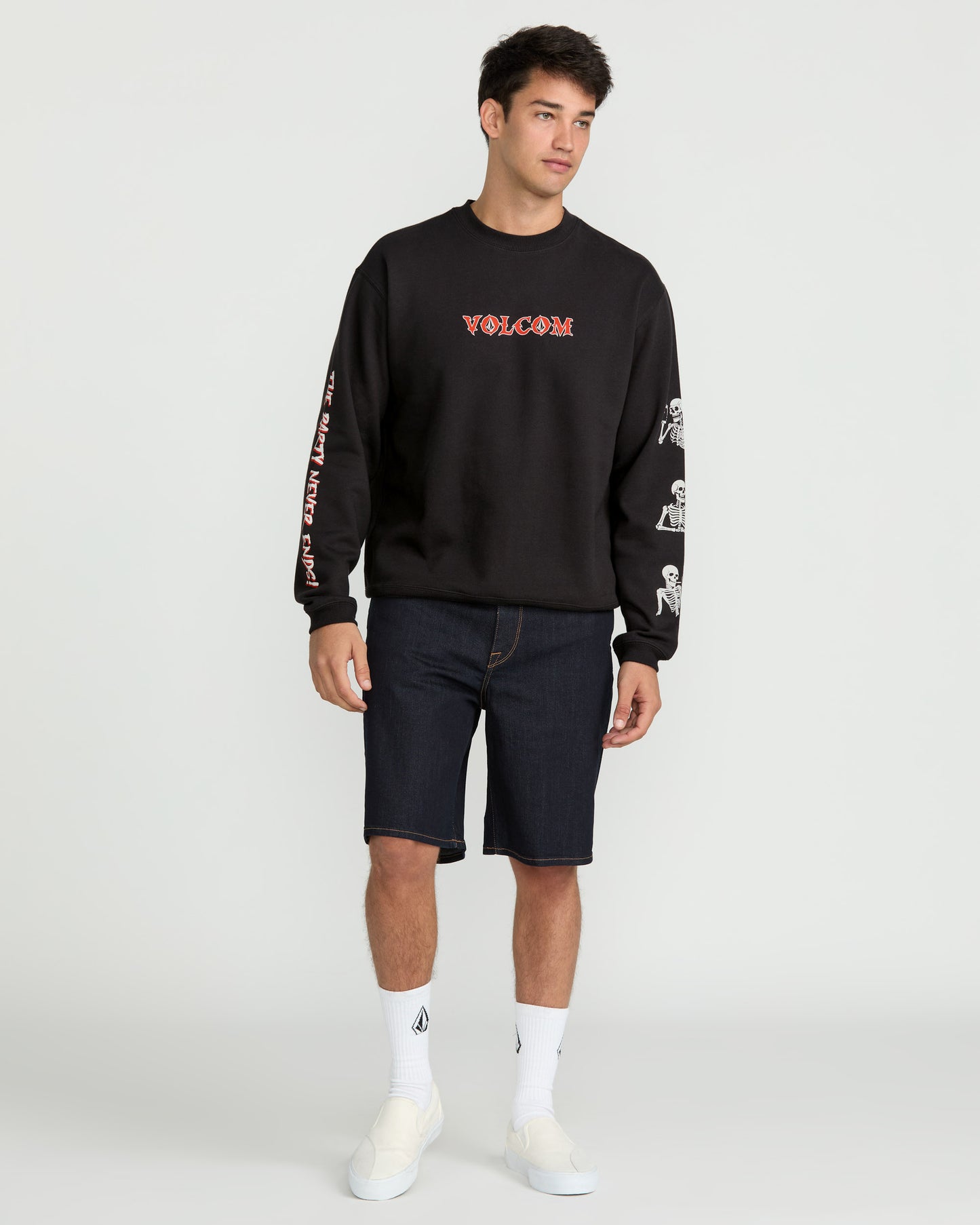 Volcom Never Ends Crew - Black