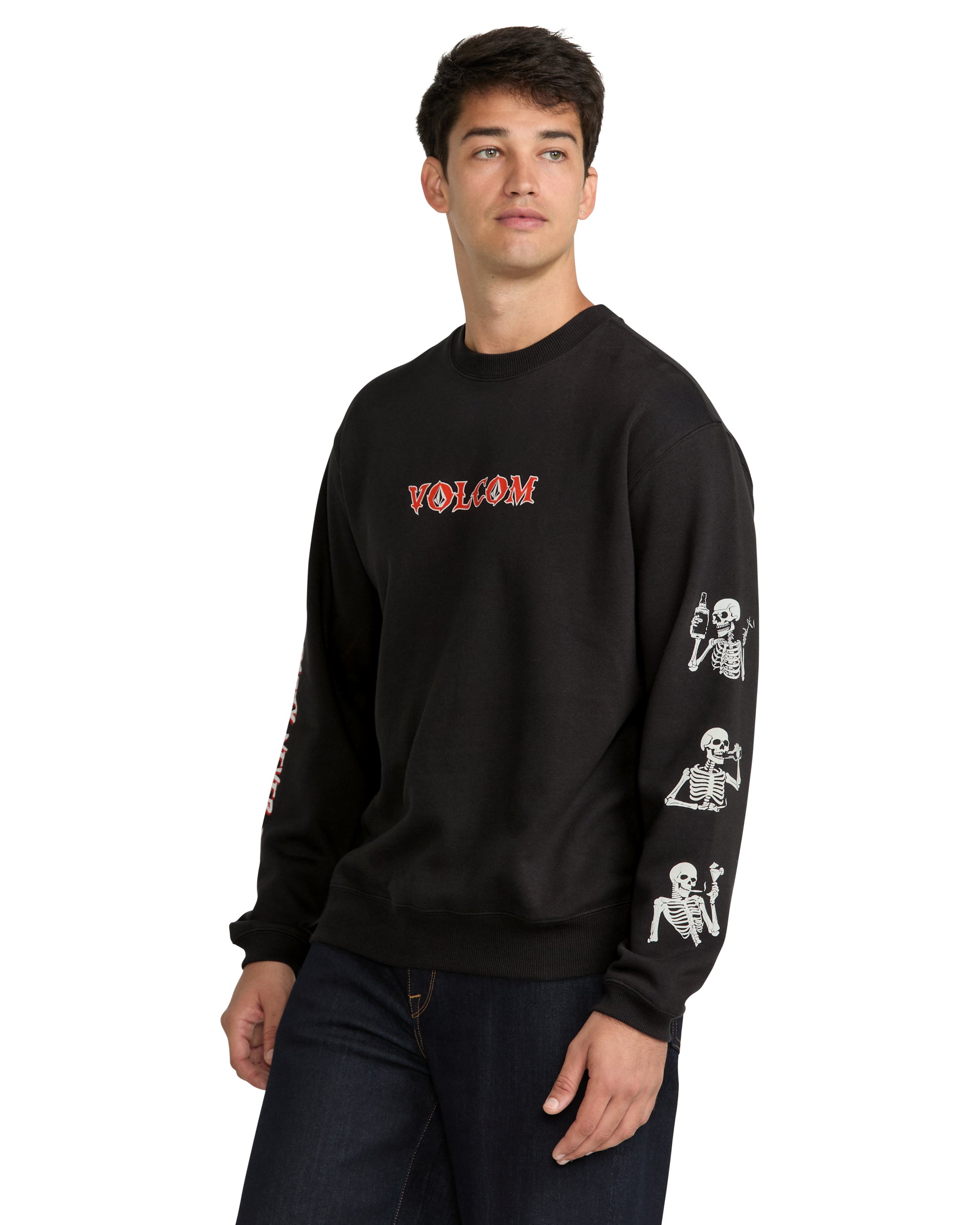 Volcom Never Ends Crew - Black