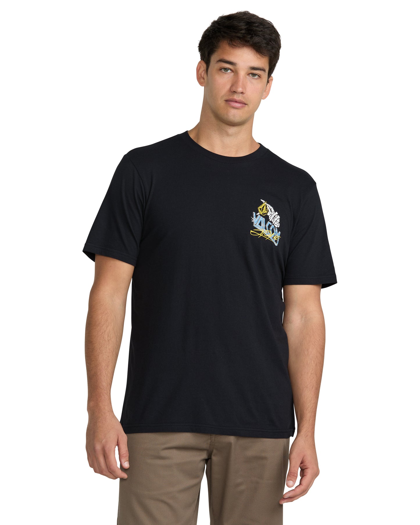 Volcom Dropped This Short Sleeve Tee - Black