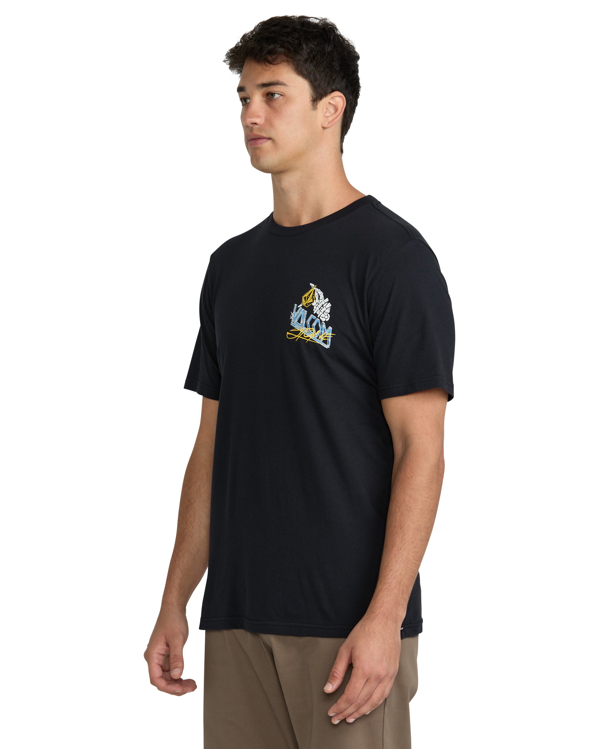 Volcom Dropped This Short Sleeve Tee - Black
