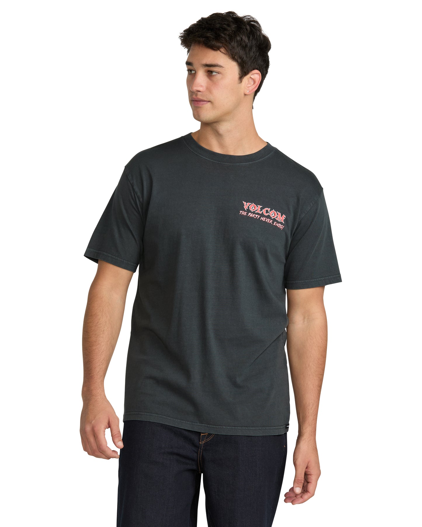 Volcom Never Ends Short Sleeve Tee - Black