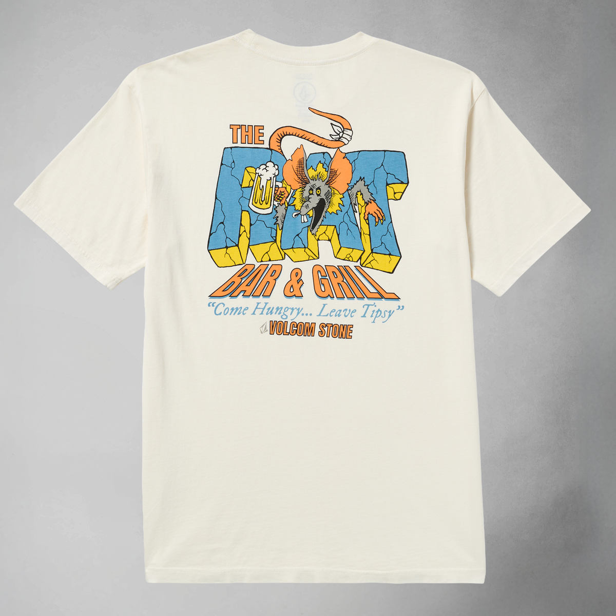Volcom Rat Bar Kurzarm-T-Shirt - Weiß
