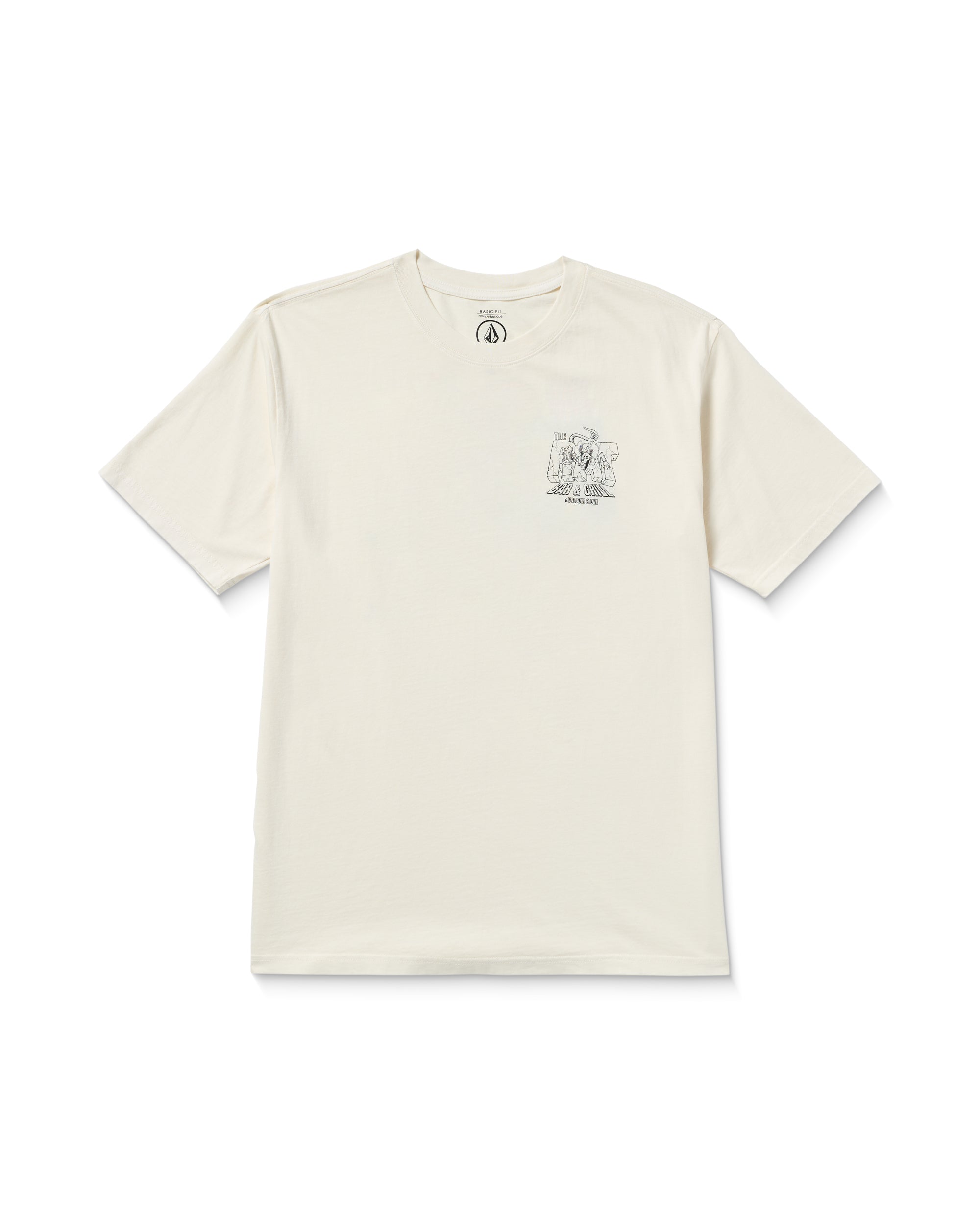 Volcom Rat Bar Kurzarm-T-Shirt - Weiß