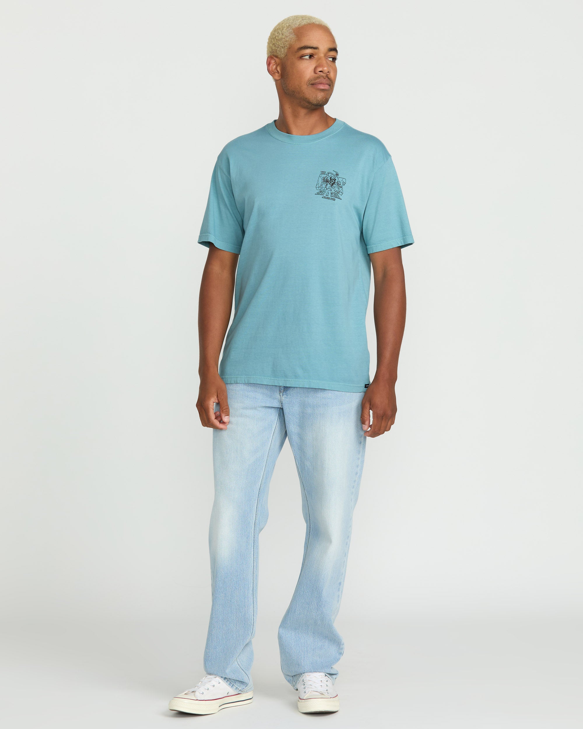 Volcom Rat Bar Short Sleeve Tee - Blue