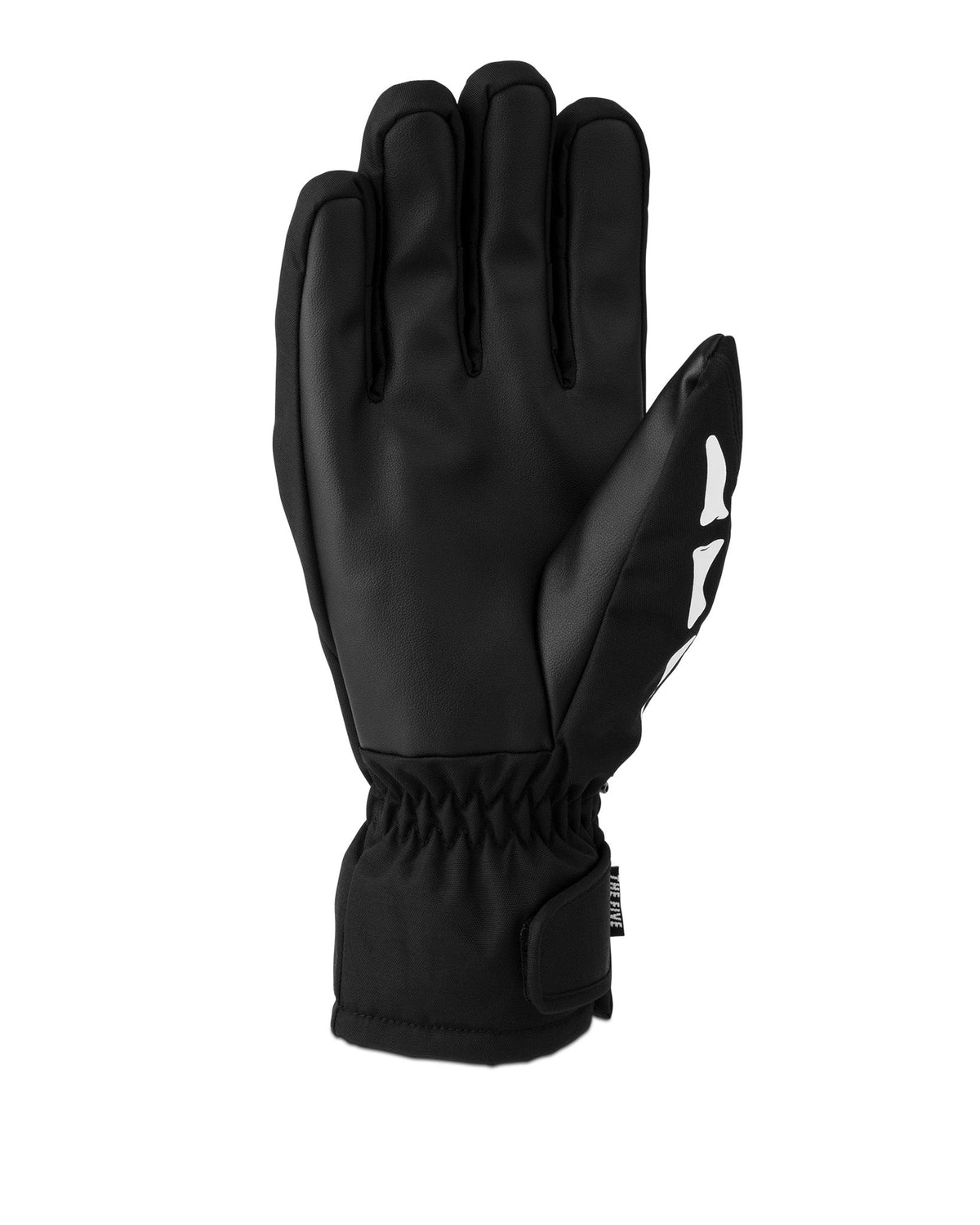 Crab Grab Five Glove Snowboard Gloves - Black Bones