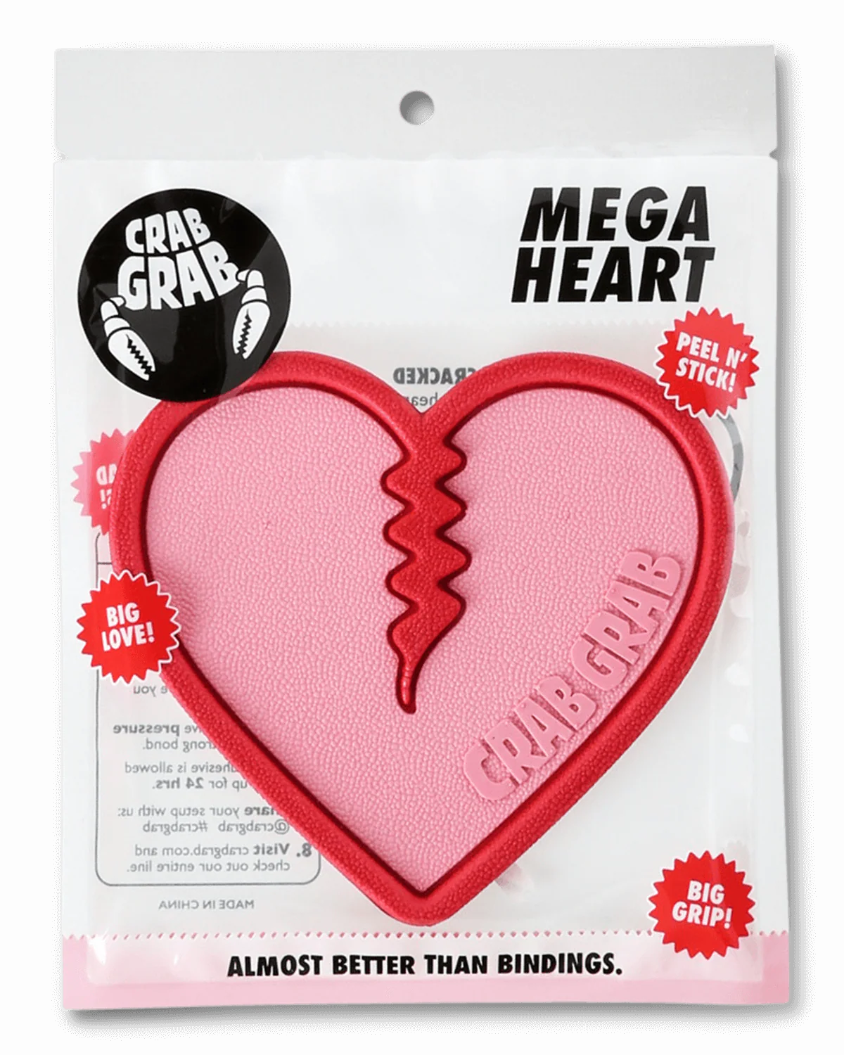 Crab Grab - Mega Heart - Snowboard Stomp Pad