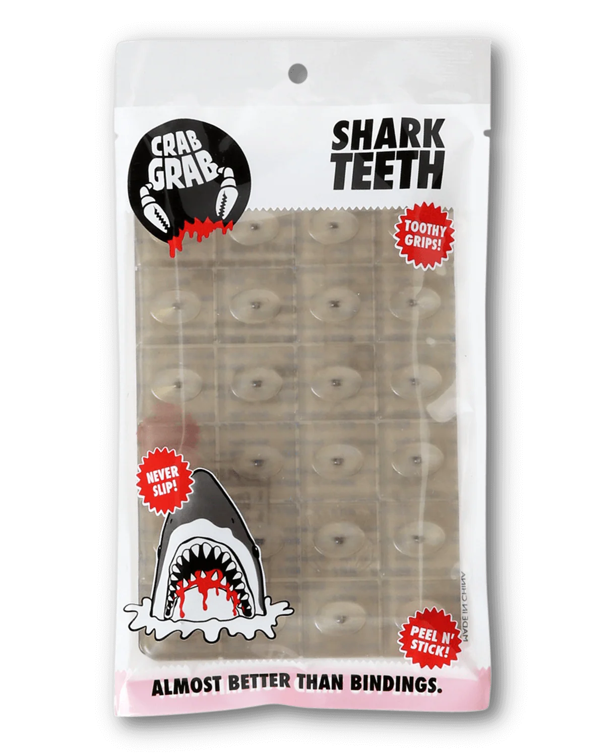 Crab Grab - Shark Teeth - Snowboard Stomp Pad