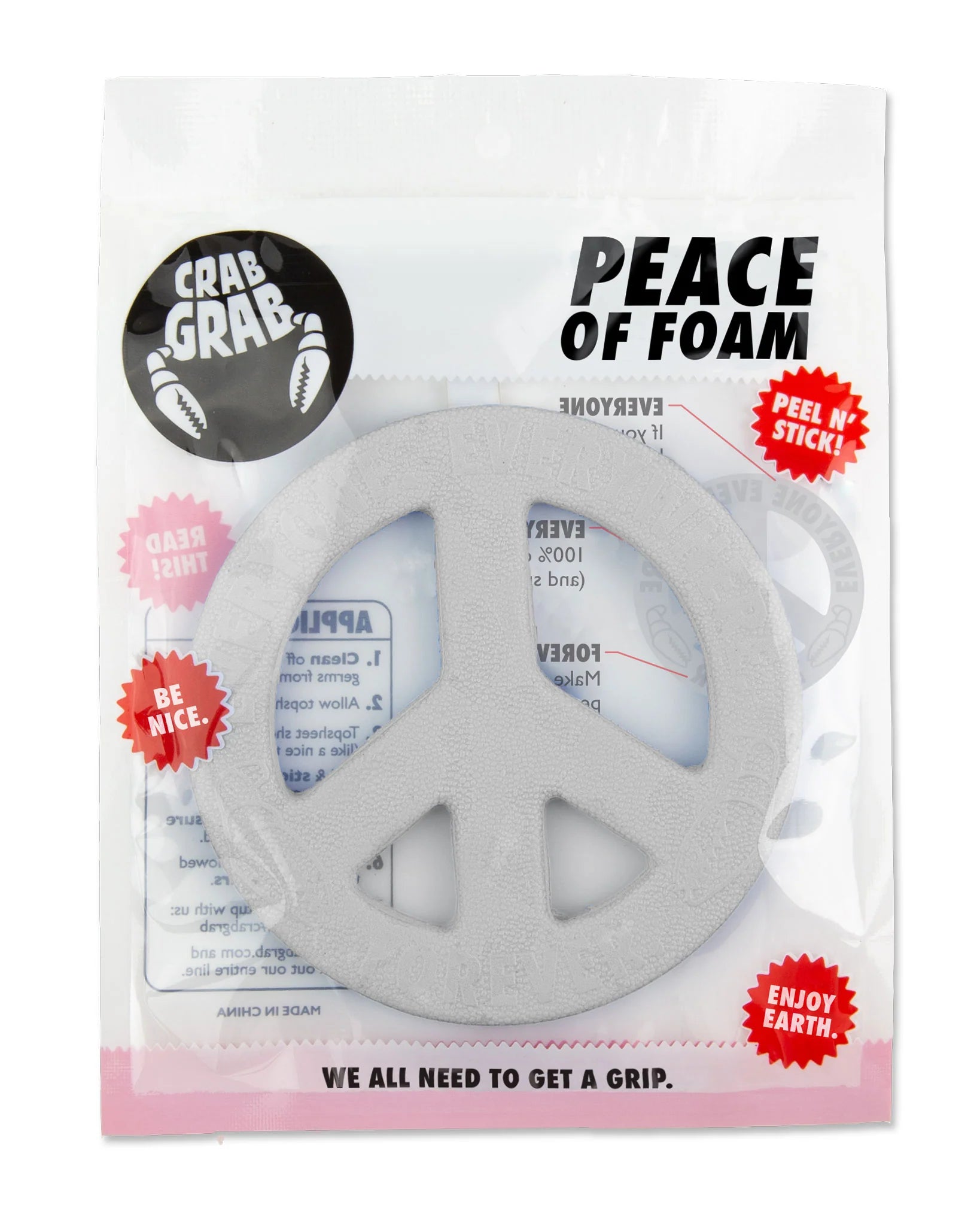 Crab Grab - Peace Of Foam - Snowboard Stomp Pad