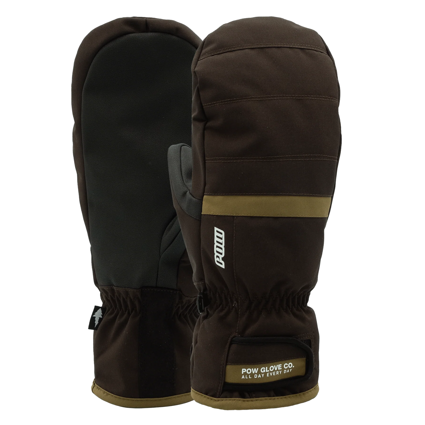 POW GT MITT - Snowboard Gloves - Unisex - Chocolate