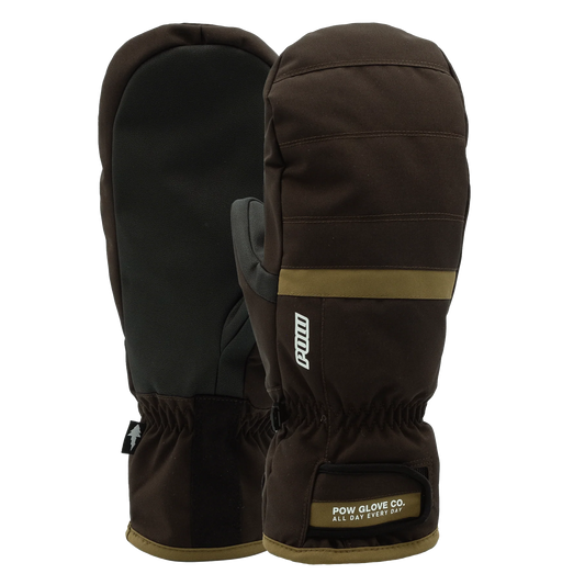 POW GT MITT - Snowboard Gloves - Unisex - Chocolate