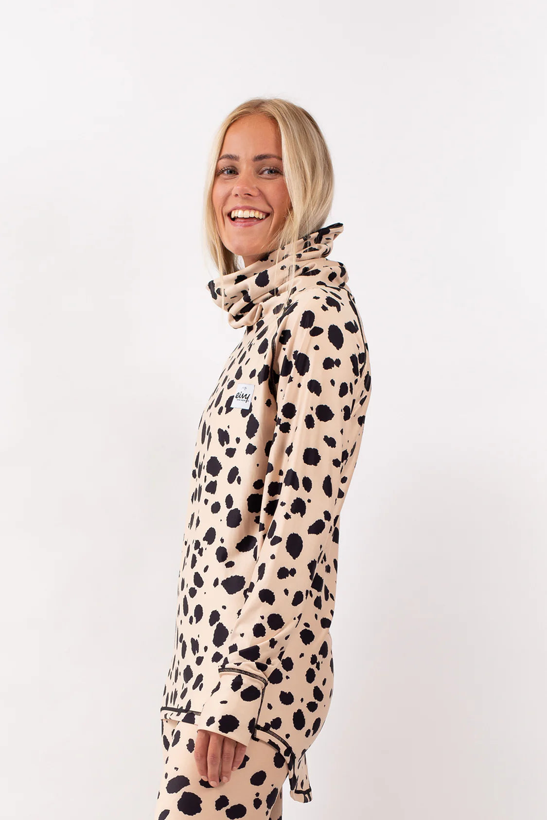 Eivy Icecold Gaiter Top - Cheetah - Base Layer