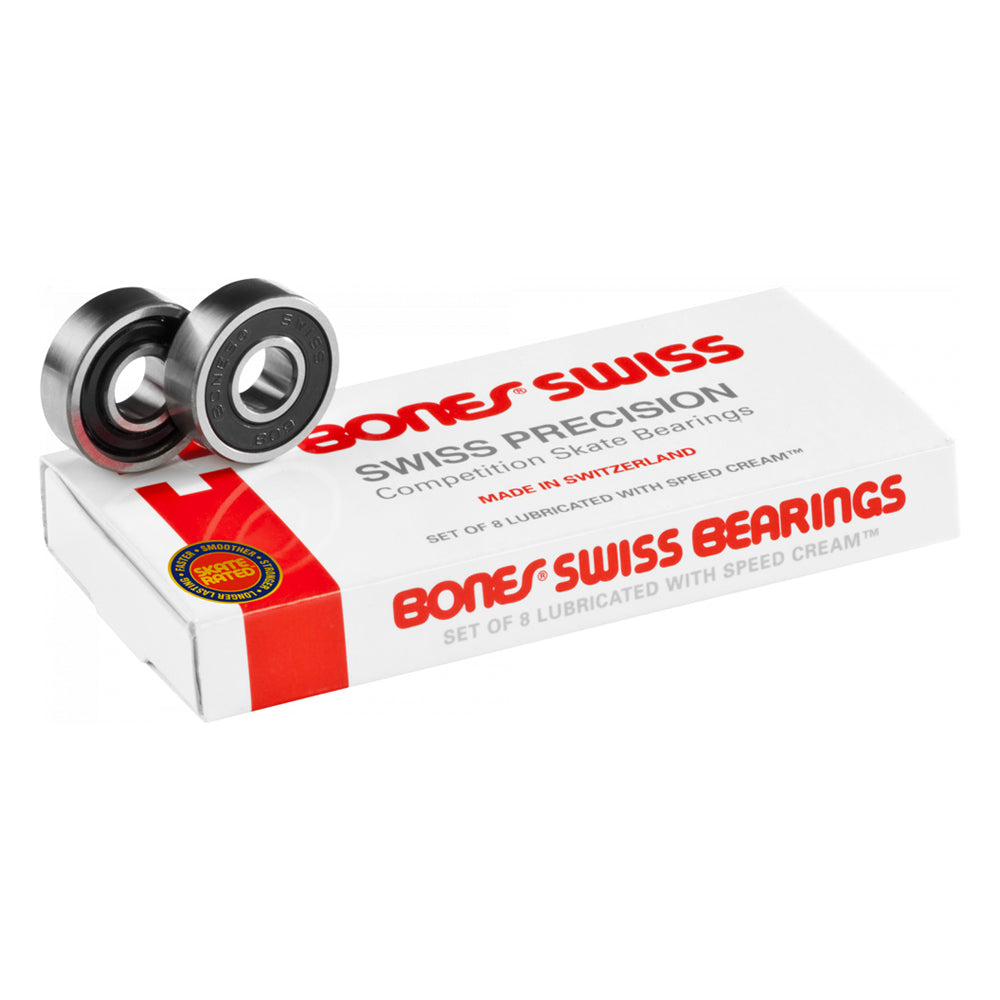 BONES Swiss Skateboard Bearings (8 Pack)