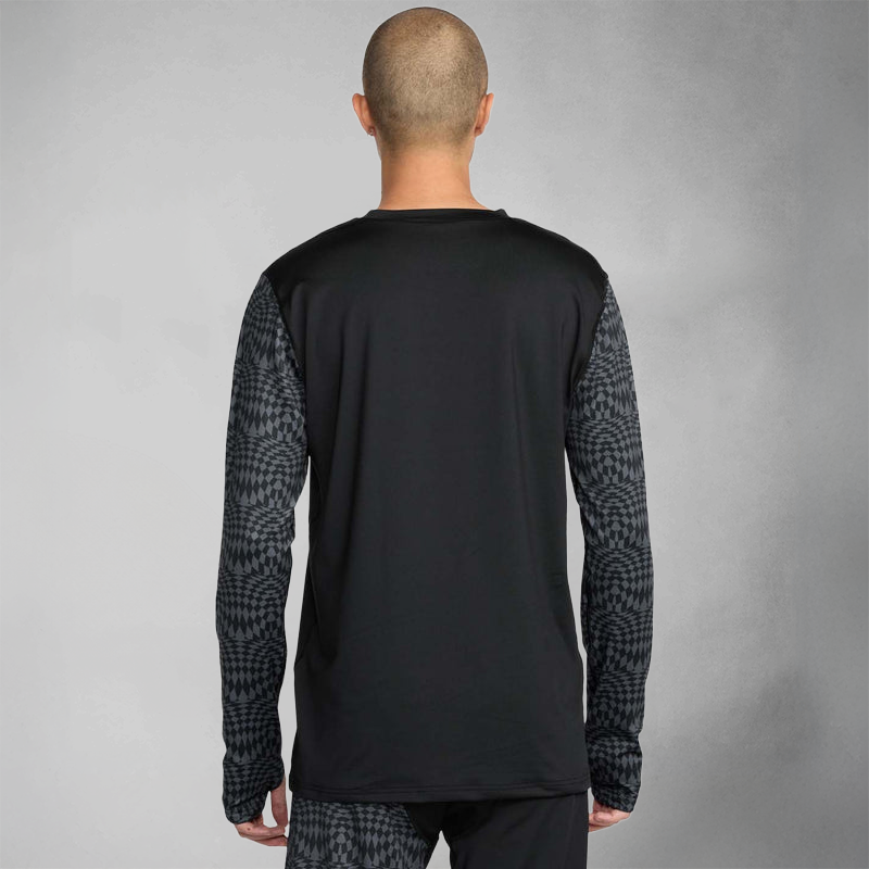 Volcom M V-Science Crew - Snowboard Base Layer - Mens - Black Charcoal