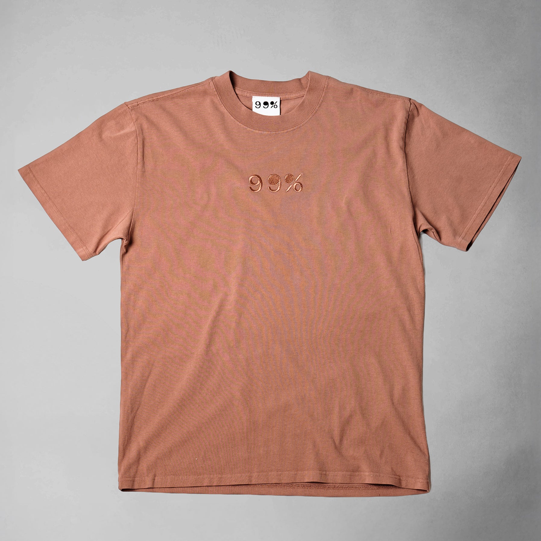 99% Heavyweight Oversized Drip T-Shirt - Unisex - Paprika