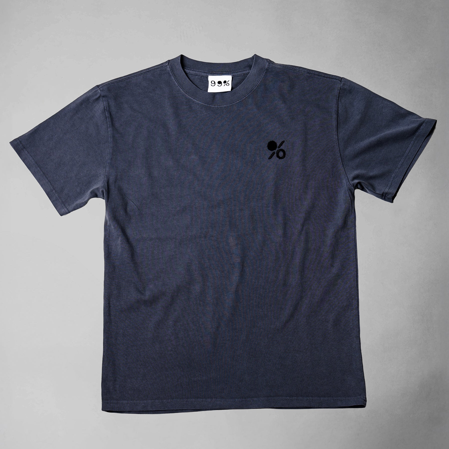 99% Heavyweight Oversized N&C T-Shirt - Unisex - Navy