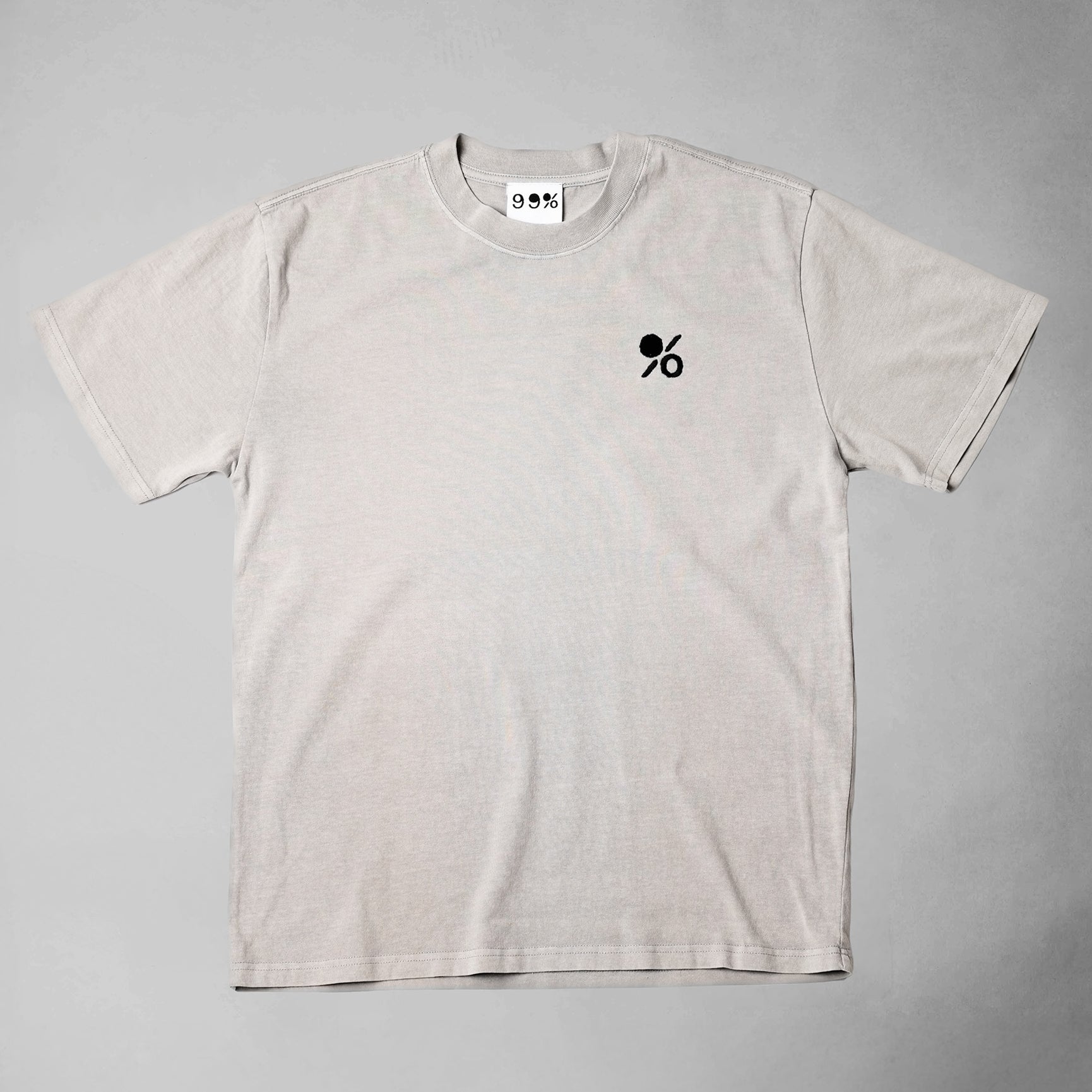99% Heavyweight Oversized N&C T-Shirt - Unisex - Cream