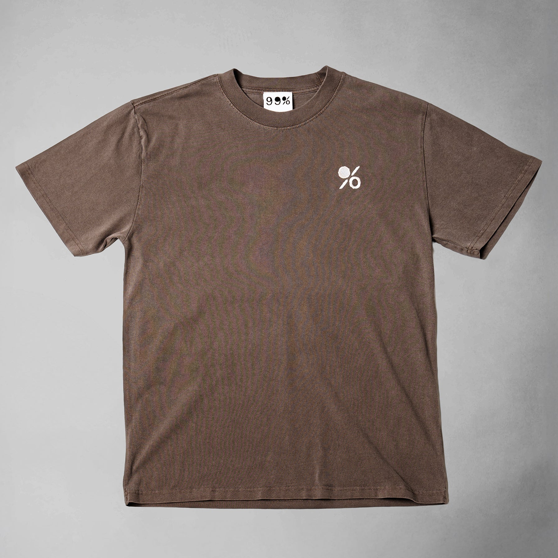 99% Heavyweight Oversized N&C T-Shirt - Unisex - Khaki