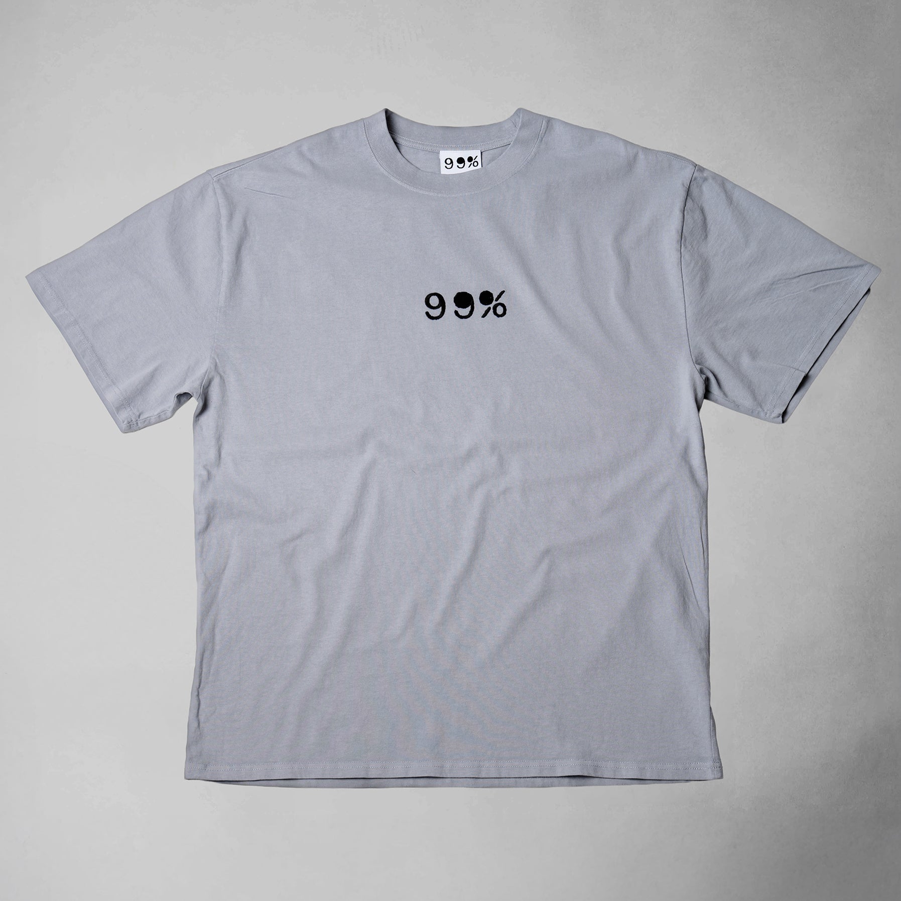 99% Heavyweight Oversized Skull T-Shirt - Unisex - Powder Blue