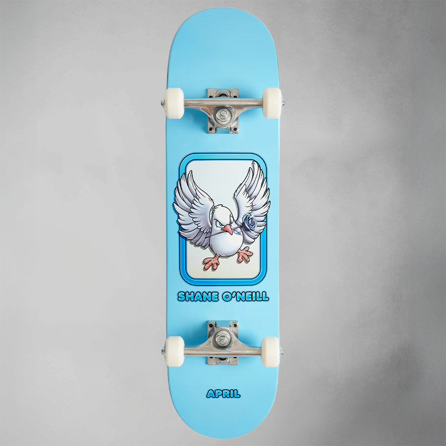 April Shane O'Neill 'Dove' Pro Complete Skateboard 8.25"