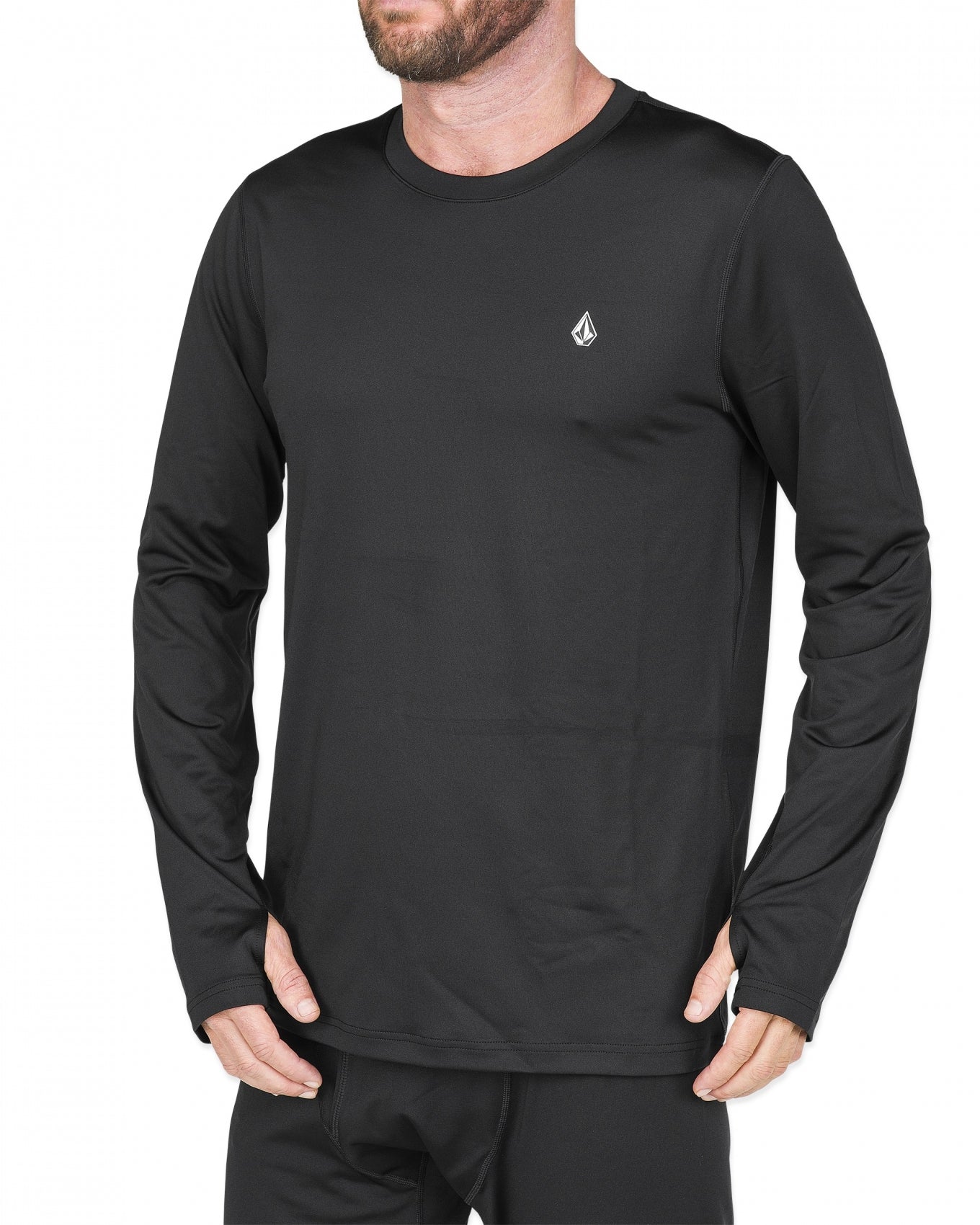 Volcom M V-Science Crew - Snowboard Base Layer - Mens - Black