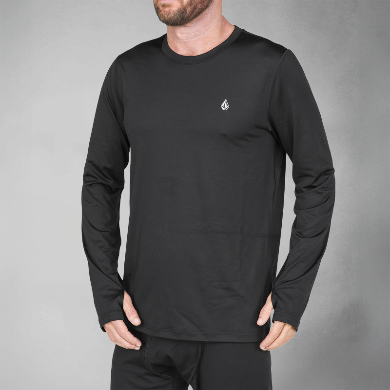 Volcom M V-Science Crew - Snowboard Base Layer - Mens - Black