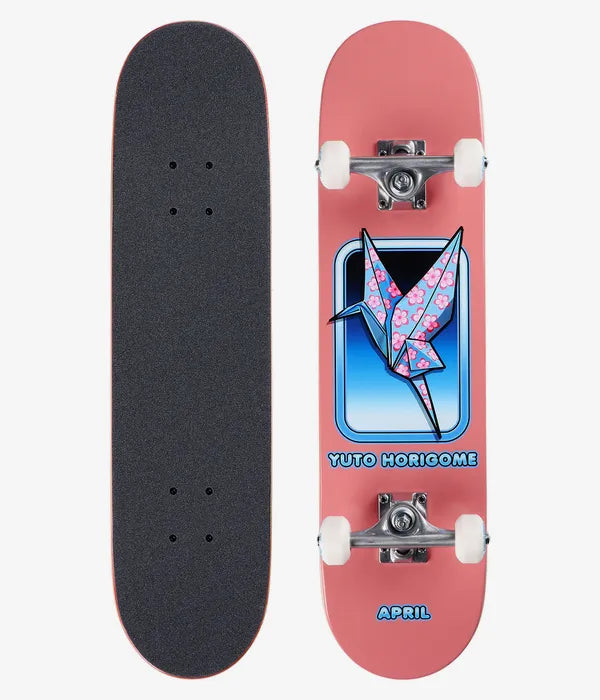 April Yuto Horigome Origami Mini Pro 7.25" Complete Skateboard