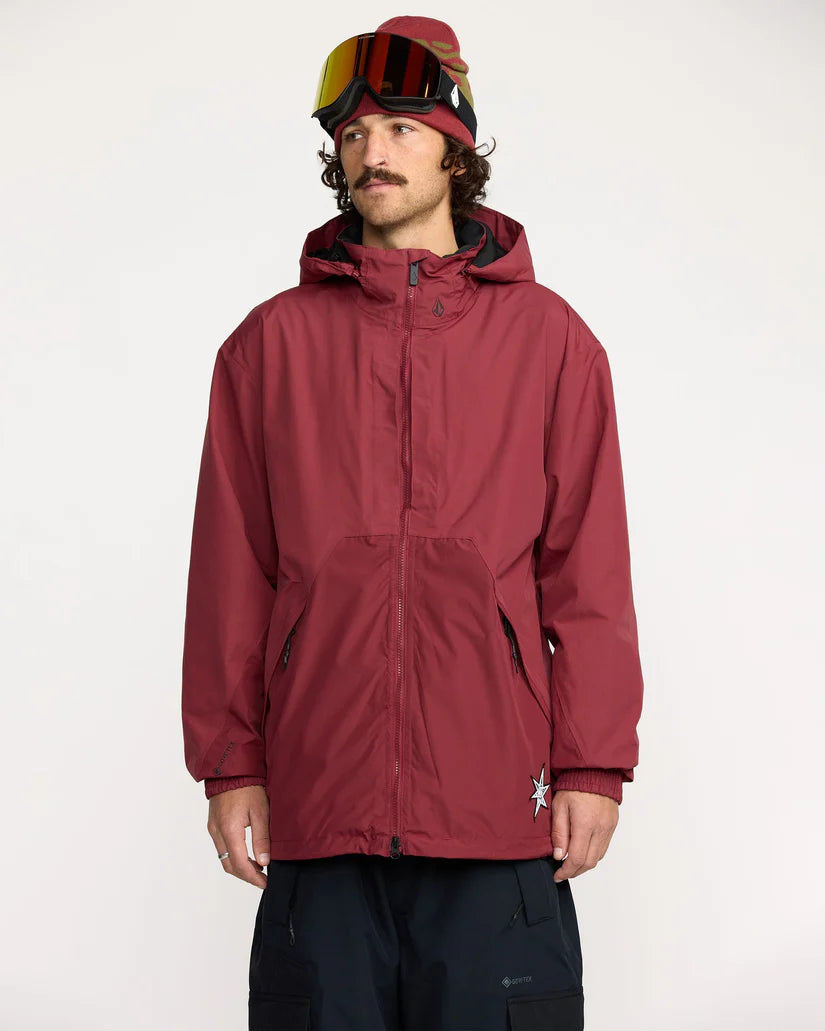 Volcom Longo Gore-Tex Snowboard Jacket - Mens - Burnt Red