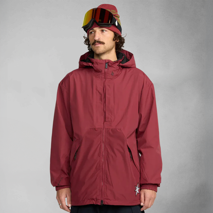 Volcom Longo Gore-Tex Snowboard Jacket - Mens - Burnt Red