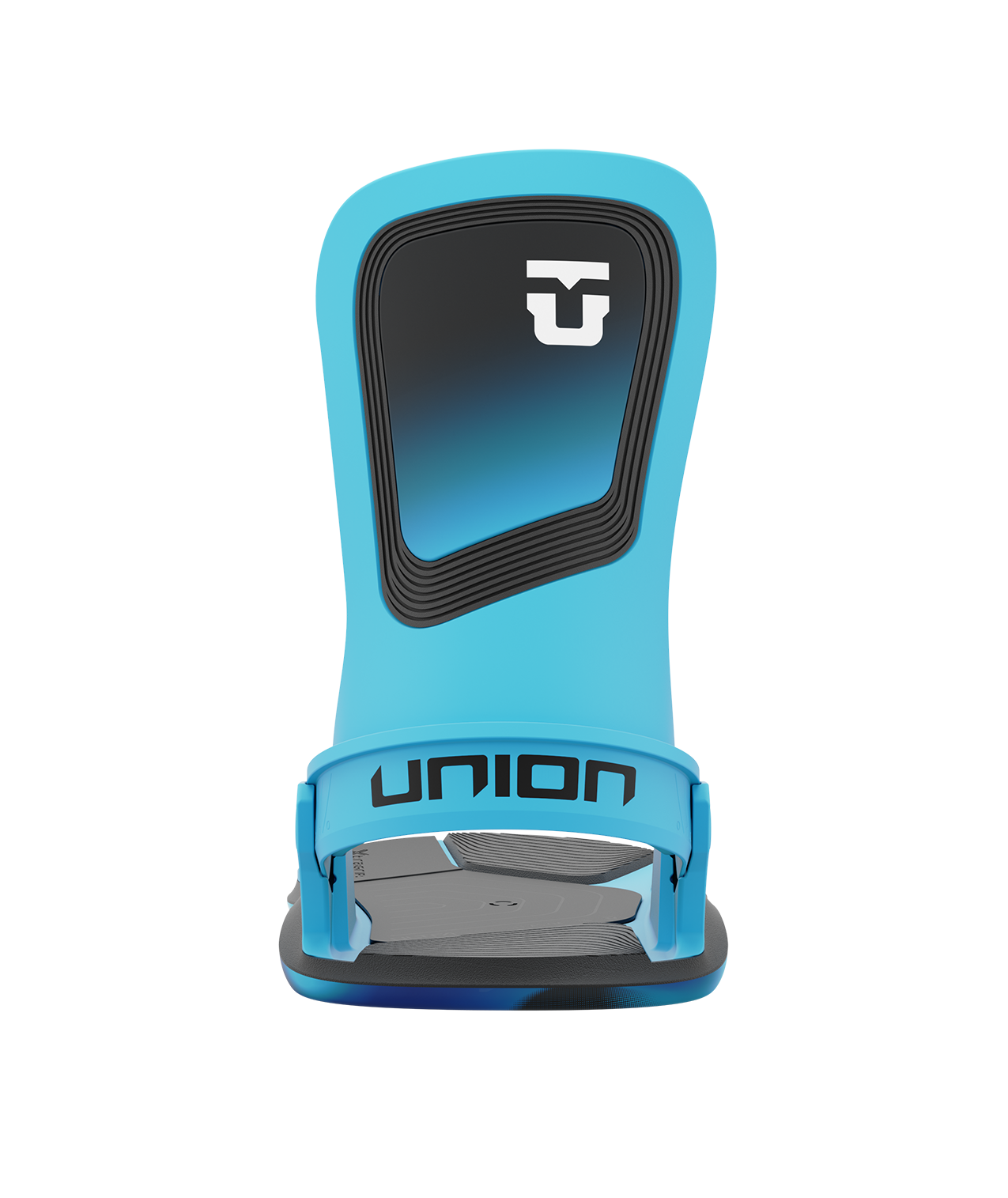 Union ultra 24/25 model snowboard bindings, matt blue with black adjustable straps. black union ultra logos