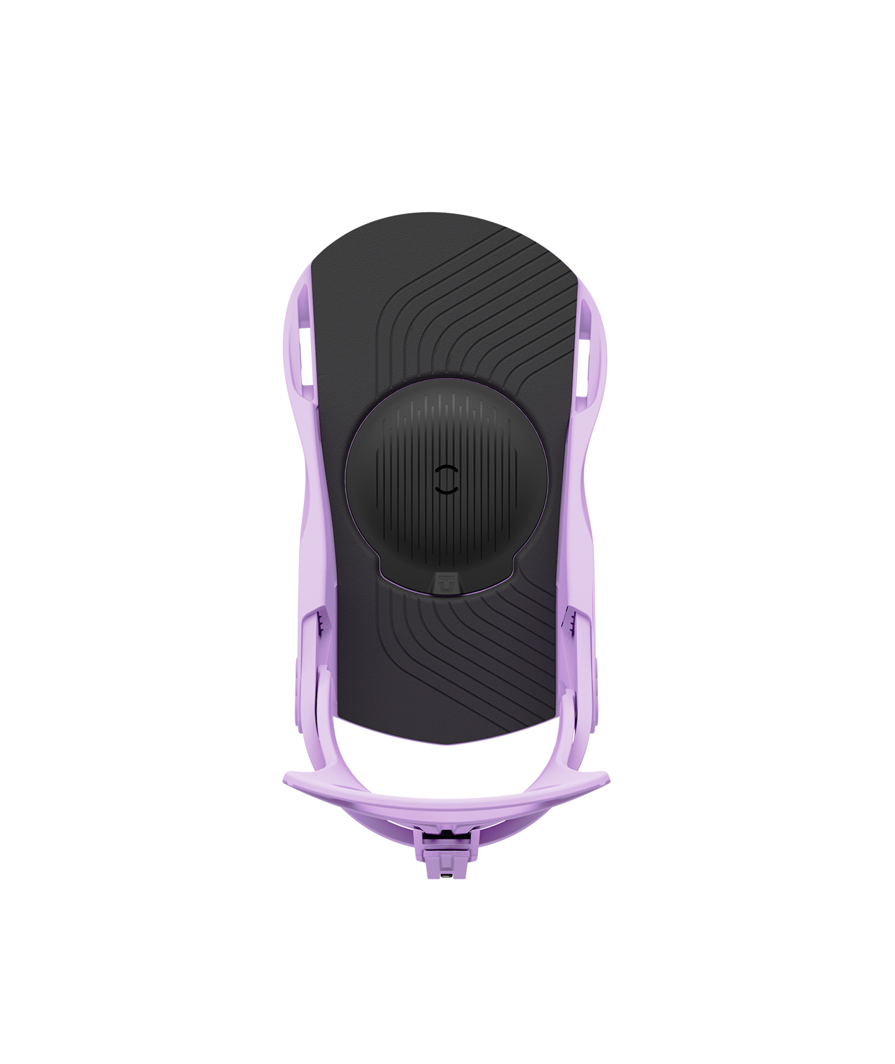 Union rosa 24/25 model snowboard bindings, matt violet with black adjustable straps. white union rosa logos