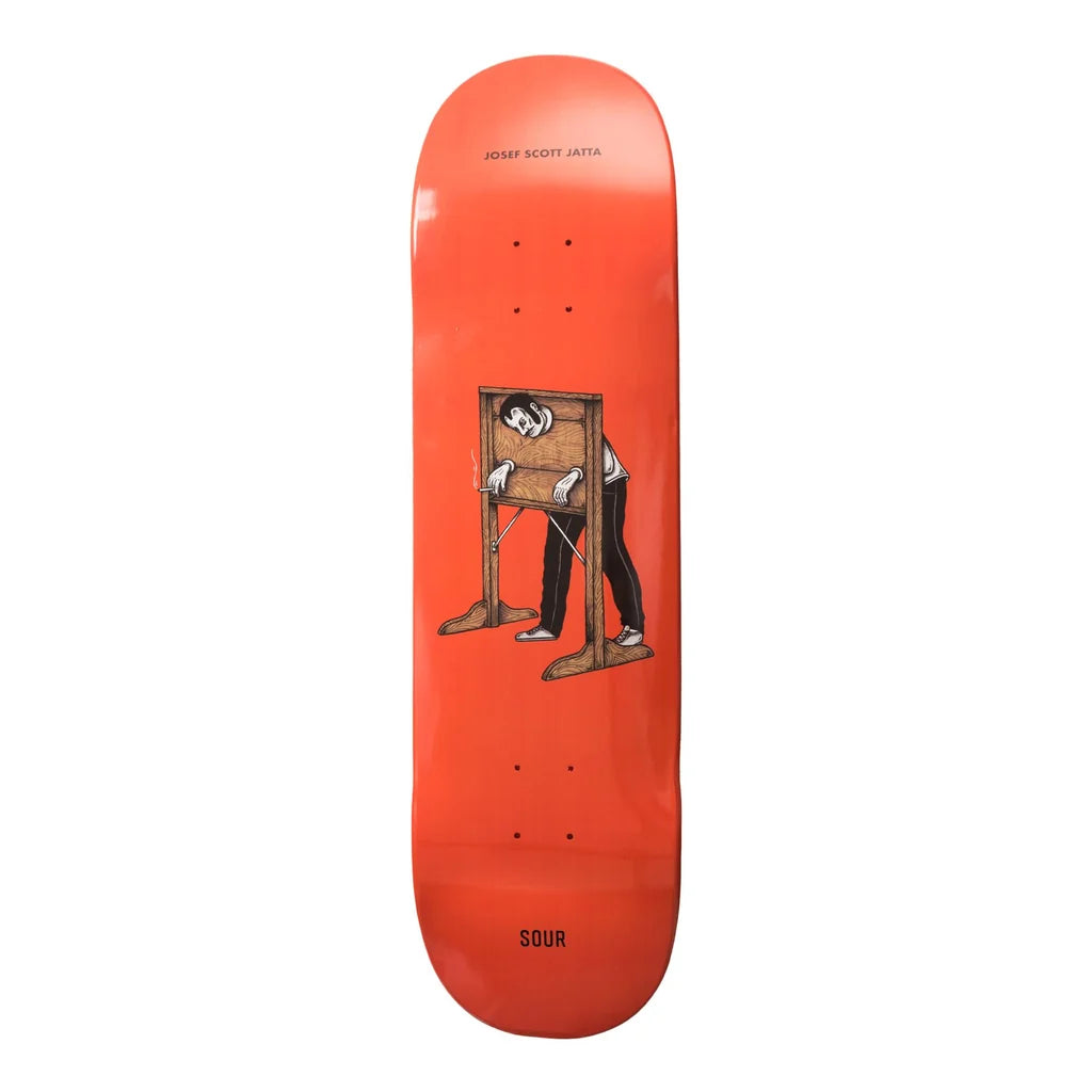 Sour Solution Josef Scott Jatta Guillotine 8.25" Skateboard Deck