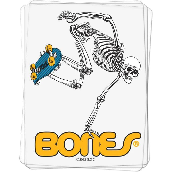 Powell Peralta OG Skateboarding Skeleton Stickers 4.5" Individual Stickers