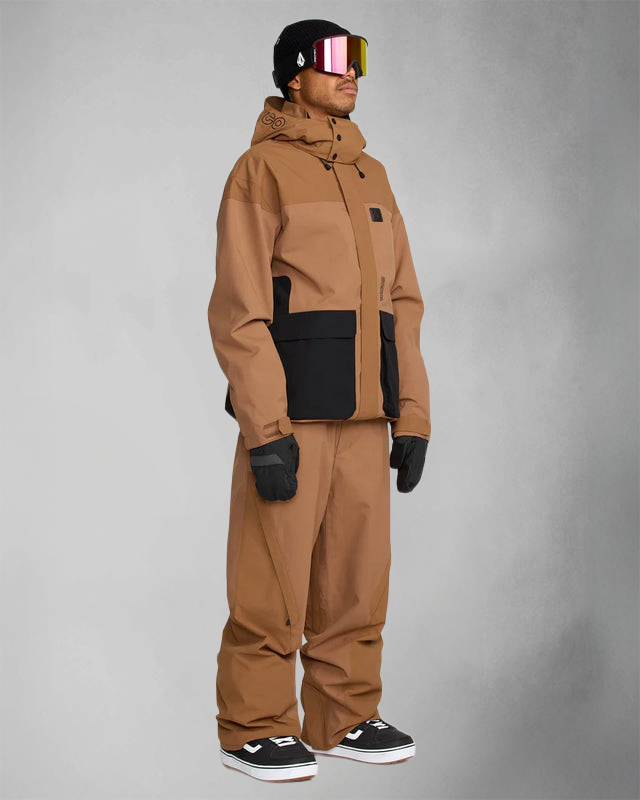 Volcom Kleveland Jacket - Snowboard Jacket - Mens - Terra Brown