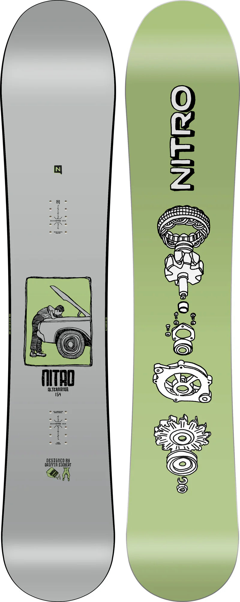 Nitro Alternator 25/26 Snowboard | Wobble Snow