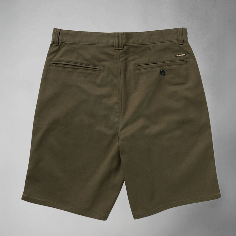 Volcom Billow Heavyweight Chino Short - Wren Brown