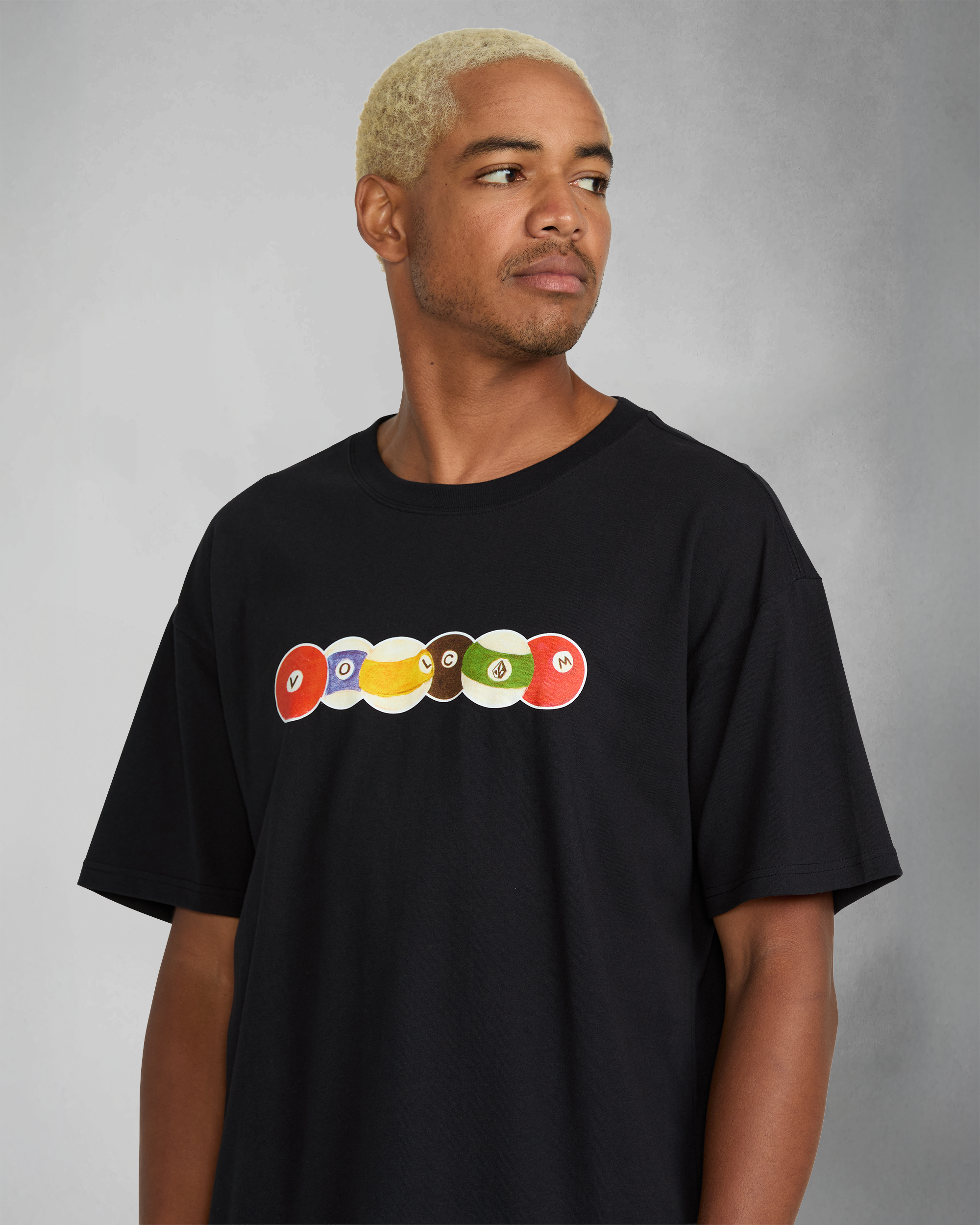Volcom Seth Conboy Rack Em Kurzarm-T-Shirt – Schwarz