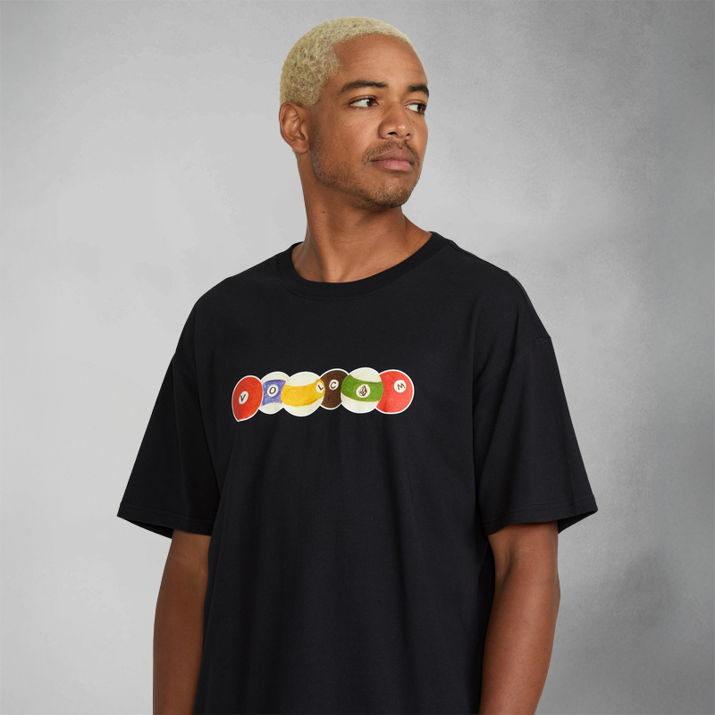 Volcom Seth Conboy Rack Em Kurzarm-T-Shirt – Schwarz