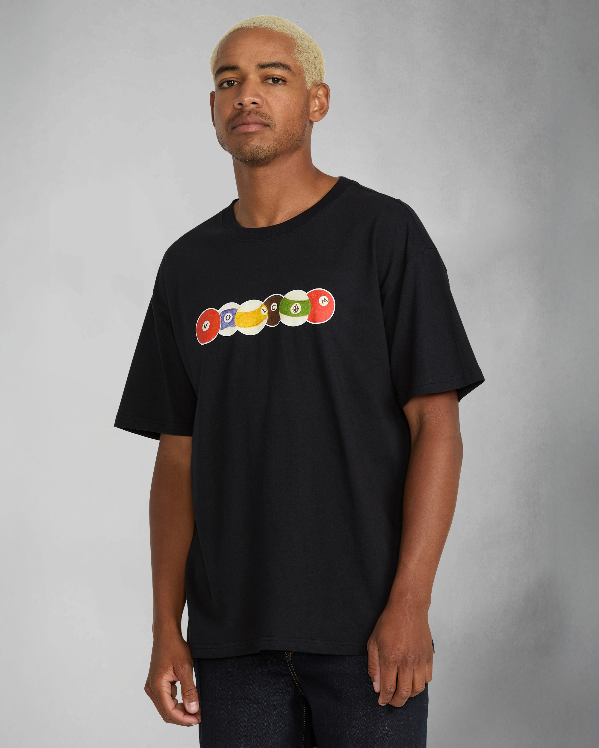 Volcom Seth Conboy Rack Em Kurzarm-T-Shirt – Schwarz