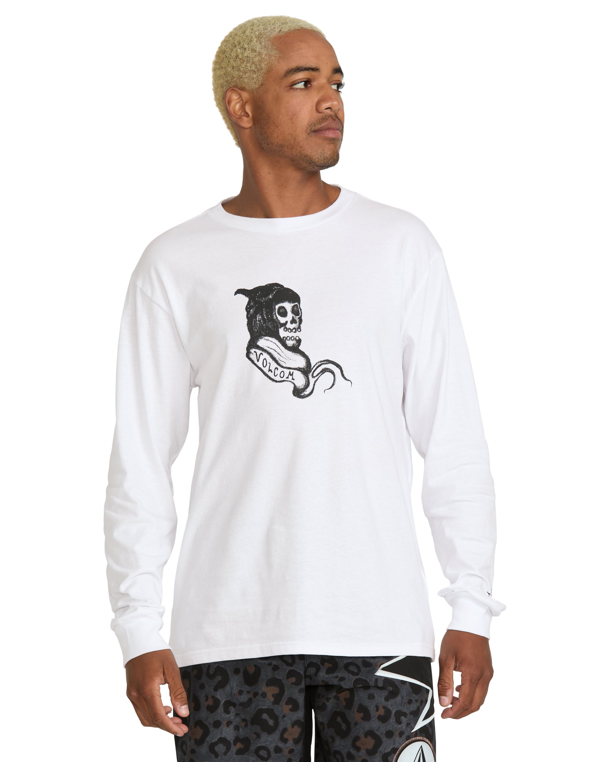 Volcom Seth Conboy Long Sleeve Tee - White