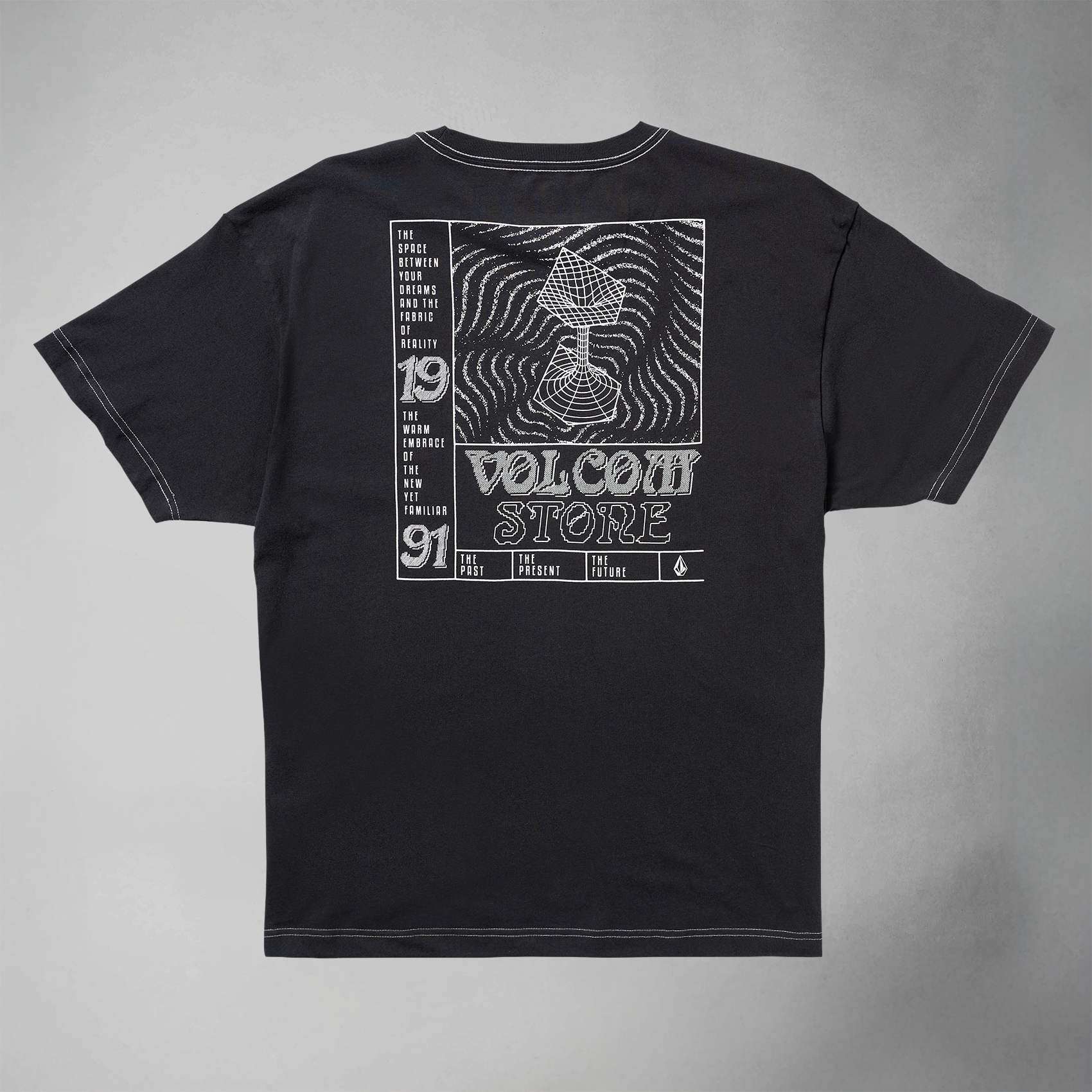Volcom Timewave Short Sleeve tee - Antique Black